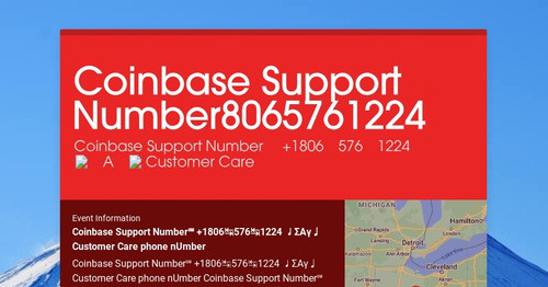 Coinbase Support Number8065761224