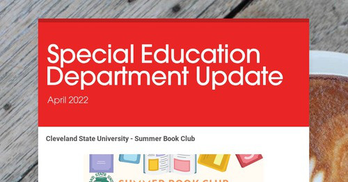 Special Education Department Update Smore Newsletters