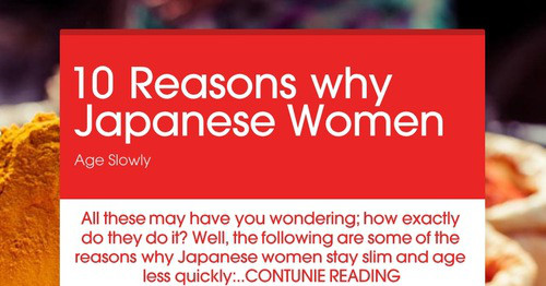 10 Reasons why Japanese Women