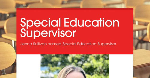 Special Education Supervisor Smore Newsletters