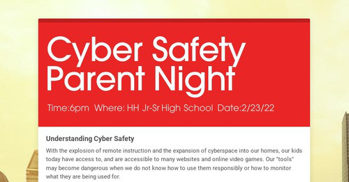 Cyber Safety Parent Night