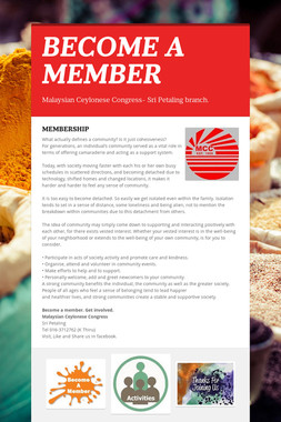 BECOME A MEMBER