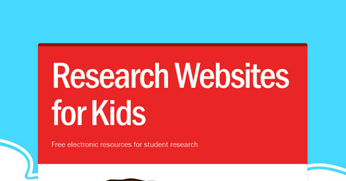 Research websites