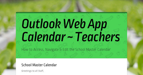 Outlook Web App Calendar Teachers Smore Newsletters outlook-web-app-calendar-teachers-smore-newsletters