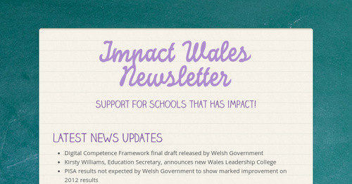 Impact Wales Newsletter