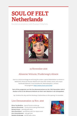 SOUL OF FELT Netherlands