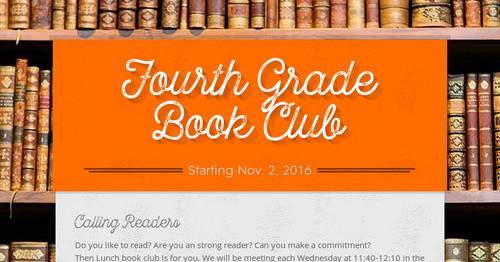 4th Grade Book Club Questions