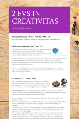 2 EVS IN CREATIVITAS