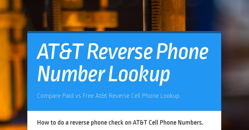 Are there any reverse cell phone directories that are free to use?