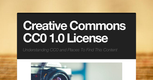 Creative commons cc0 картинки