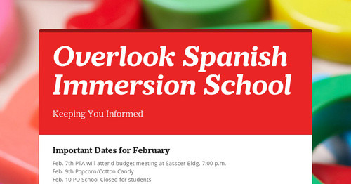 overlook-spanish-immersion-school-smore-newsletters