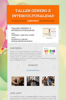 Taller Género e Interculturalidad