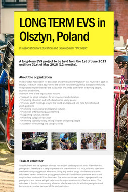 LONG TERM EVS in Olsztyn, Poland