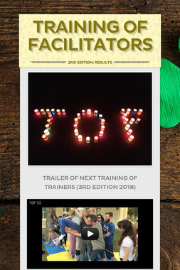 Training of Facilitators