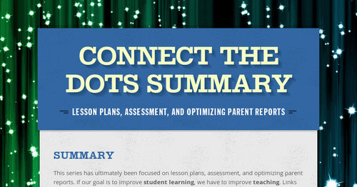 connect-the-dots-summary-smore-newsletters