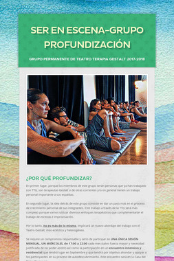 Ser en Escena-Grupo Profundización