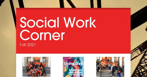 Social Work Corner | Smore Newsletters