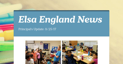 Elsa England News | Smore Newsletters for Business