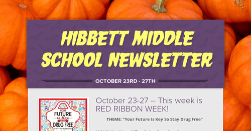 Hibbett Middle School Newsletter | Smore Newsletters