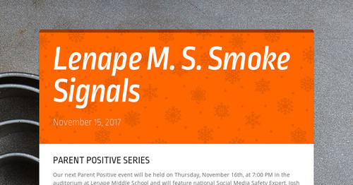Lenape M S Smoke Signals