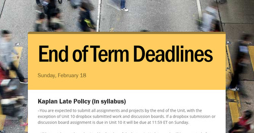 End Of Term Deadlines Smore Newsletters End Of Term Deadlines Smore Newsletters