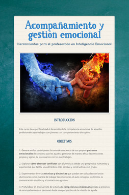 Acompañamiento y gestión emocional