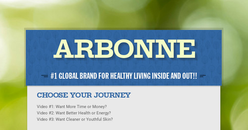 ARBONNE Smore Newsletters ARBONNE Smore Newsletters
