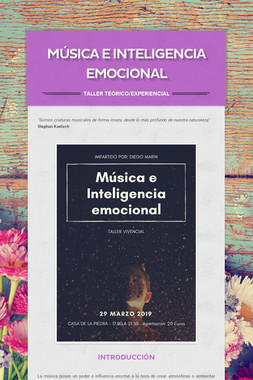 MÚSICA E INTELIGENCIA EMOCIONAL