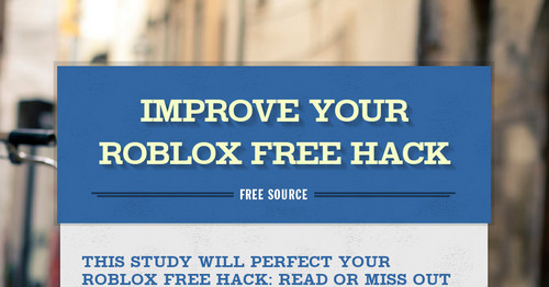 FREE HACK - Roblox