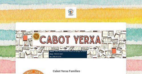 Cabot Yerxa Newsletter