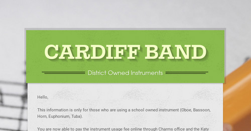 CARDIFF BAND CARDIFF BAND