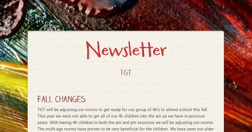 Newsletter | Smore Newsletters For Education