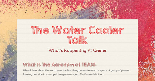 the-water-cooler-talk-smore-newsletters-for-education