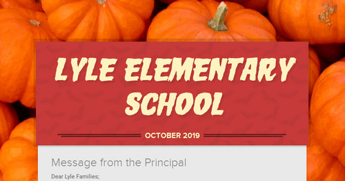 Lyle Elementary School | Smore Newsletters For Education