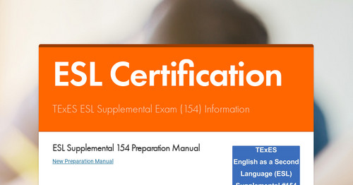 ESL Certification Smore Newsletters ESL Certification Smore Newsletters