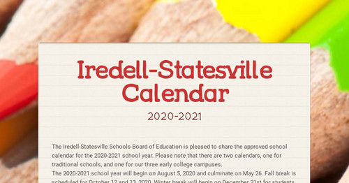 Iredell Statesville Calendar Smore Newsletters for Business Iredell Statesville Calendar Smore Newsletters for Business
