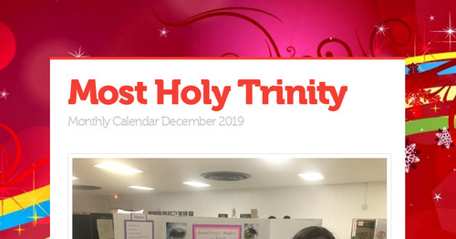 Most Holy Trinity Smore Newsletters for Education