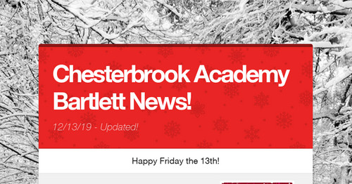 Chesterbrook Academy Bartlett News! | Smore Newsletters for ...
