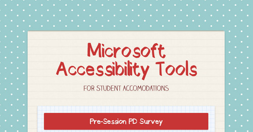 Microsoft Accessibility Tools Smore Newsletters