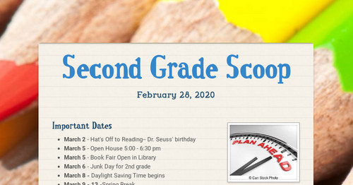 second-grade-scoop-smore-newsletters