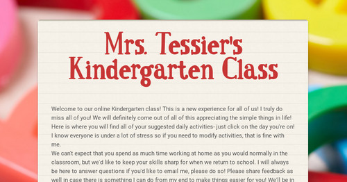 mrs-tessier-s-kindergarten-class-smore-newsletters