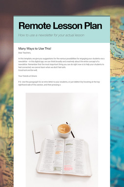 Remote Lesson Plan