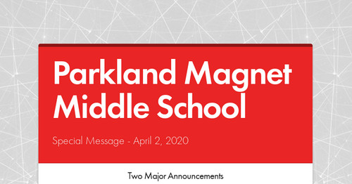 Parkland Magnet Middle School