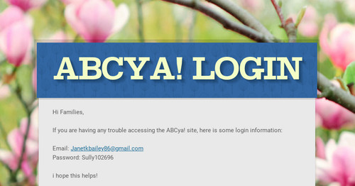 ABCya! Login | Smore Newsletters for Education