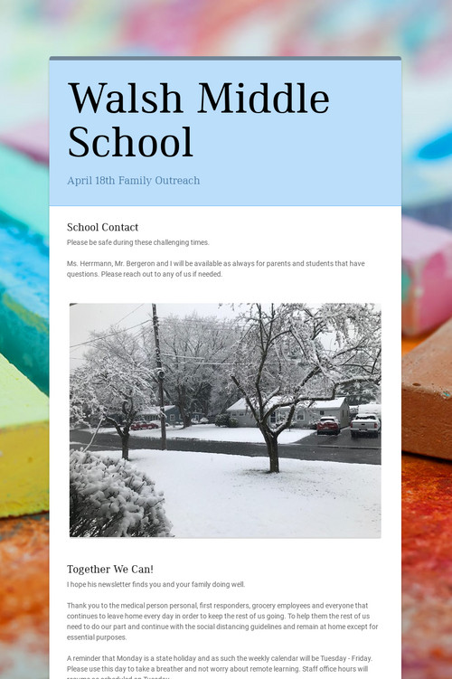 My Newsletters Smore My Newsletters Smore