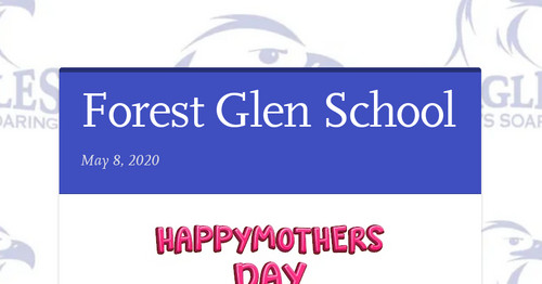 Forest Glen School | Smore Newsletters