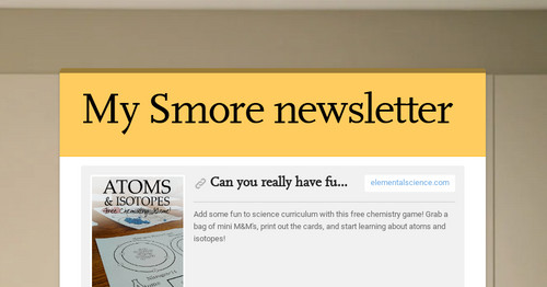 My Smore Newsletter | Smore Newsletters