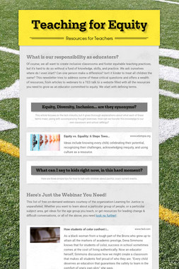 Teaching for Equity