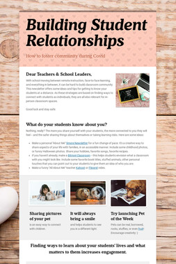 Building Student Relationships