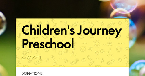 Children s Journey Preschool Smore Newsletters For Education